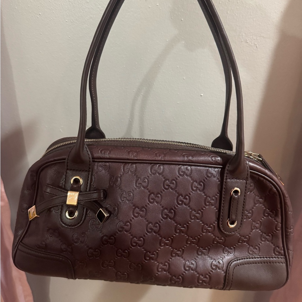 Gucci Guccissima Leather Princy Handbag - Picture 2 of 11